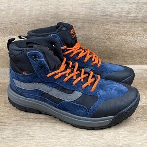 VANS UltraRange Exo Hi MTE-1 Dress Blues Black Orange Mens 7 Womens 8.5 NEW